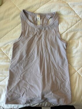 lululemon athletica Lavender Gray Racerback Tank Top